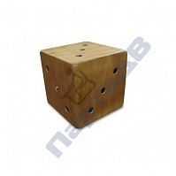 Куб деревянный ,ребро 40см