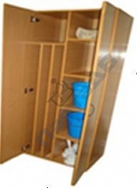 Шкаф для уборочного инвентаря (800х400х1800)