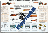 Плакат "Снайперская винтовка Драгунова СВД"